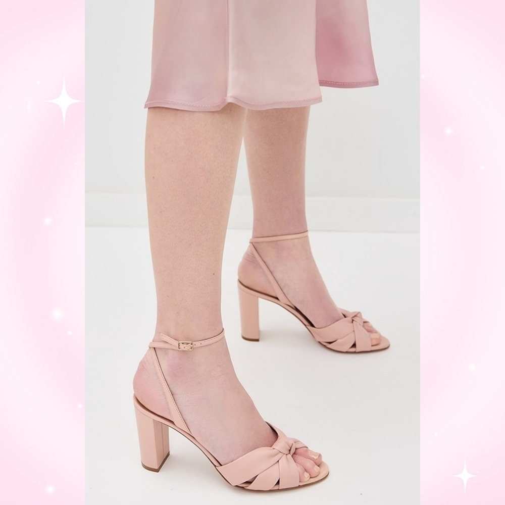 AQUAZZURA Nina 85 Leather Sandals